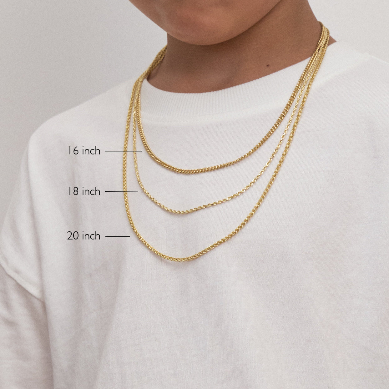 Boys Banks 14K Solid Curb Chain