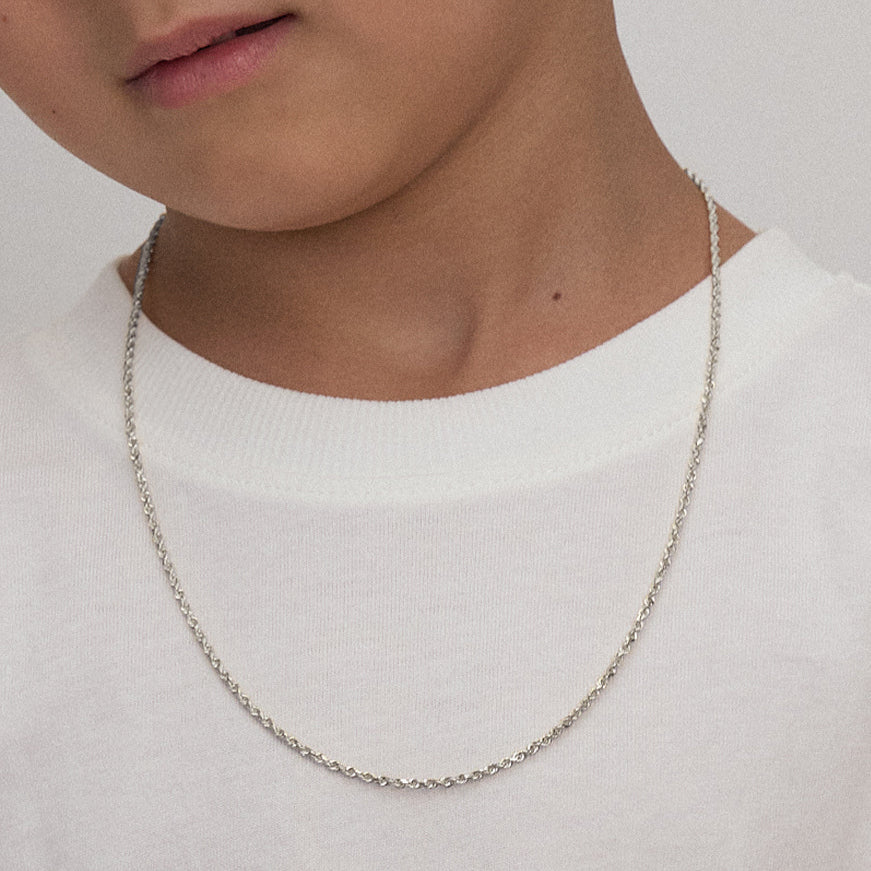 Boys Perry Sterling Silver Rope Chain