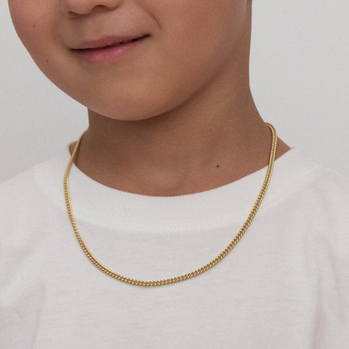 Boys Banks 14K Solid Curb Chain