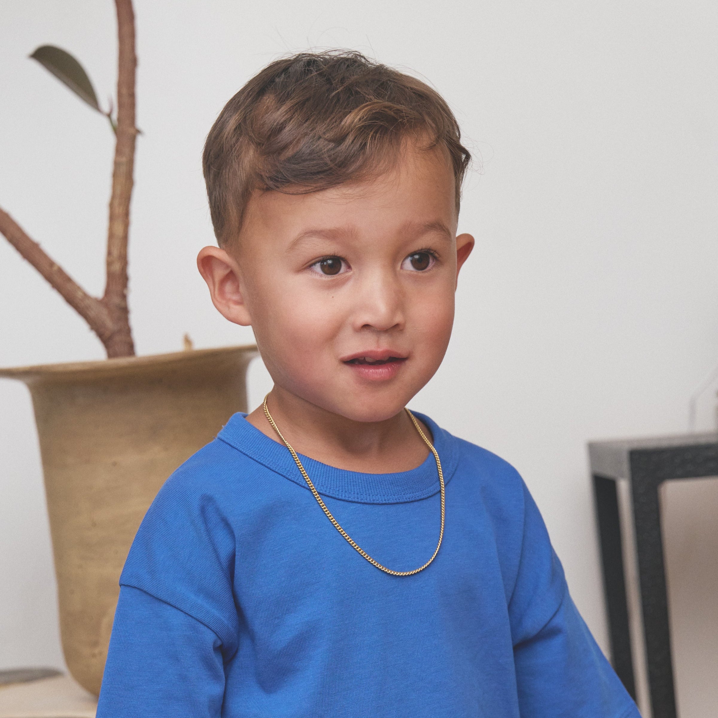 Boys Banks 14K Solid Curb Chain