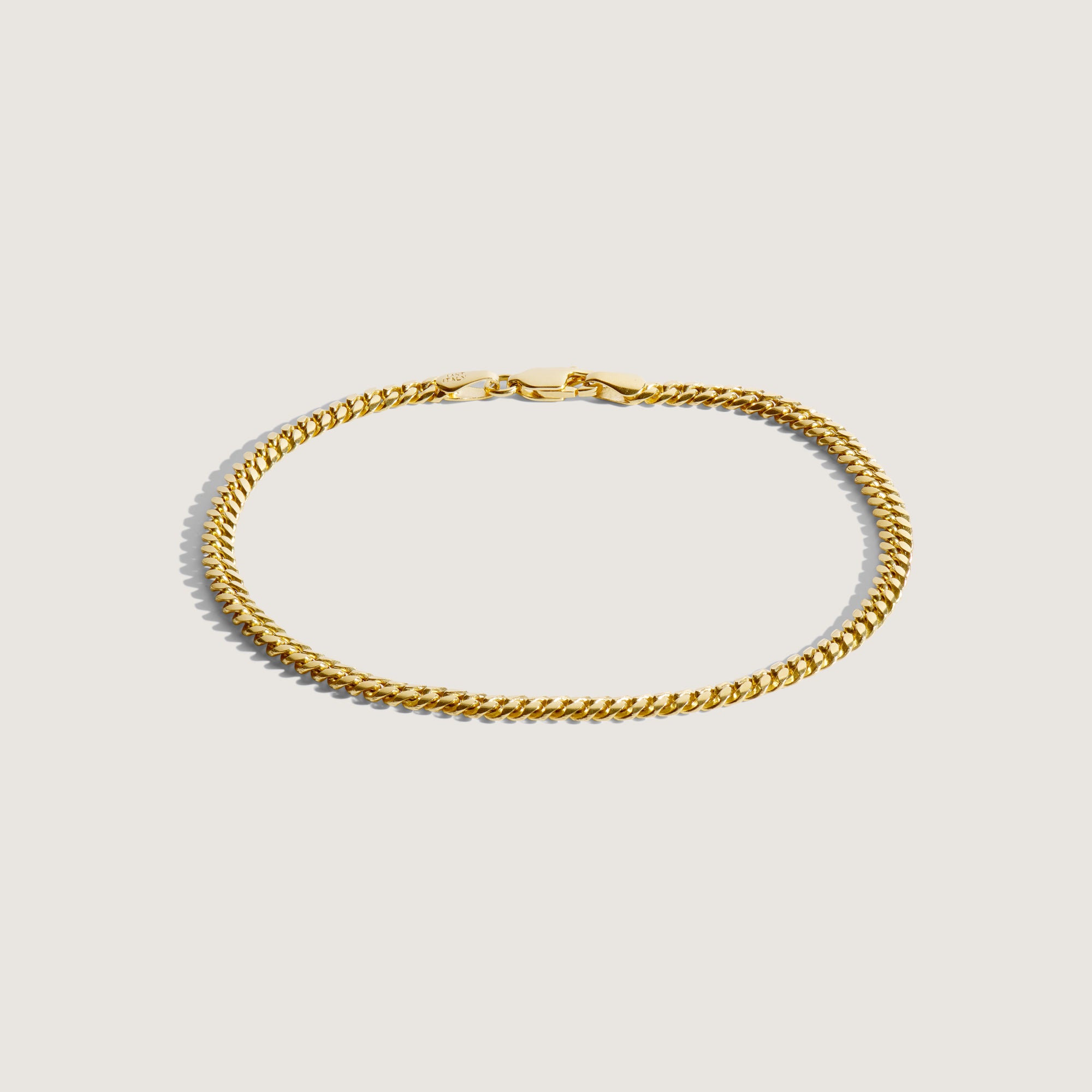 Boys Warren 14K Solid Miami Cuban Link Bracelet