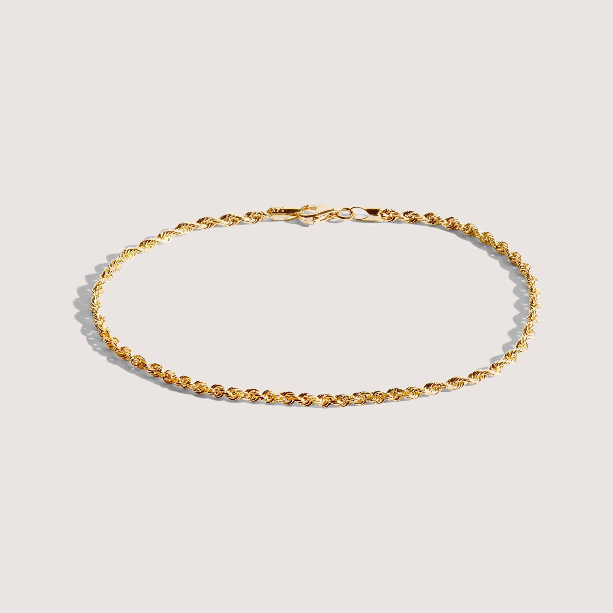Boys Clarkson 14K Solid Rope Link Bracelet