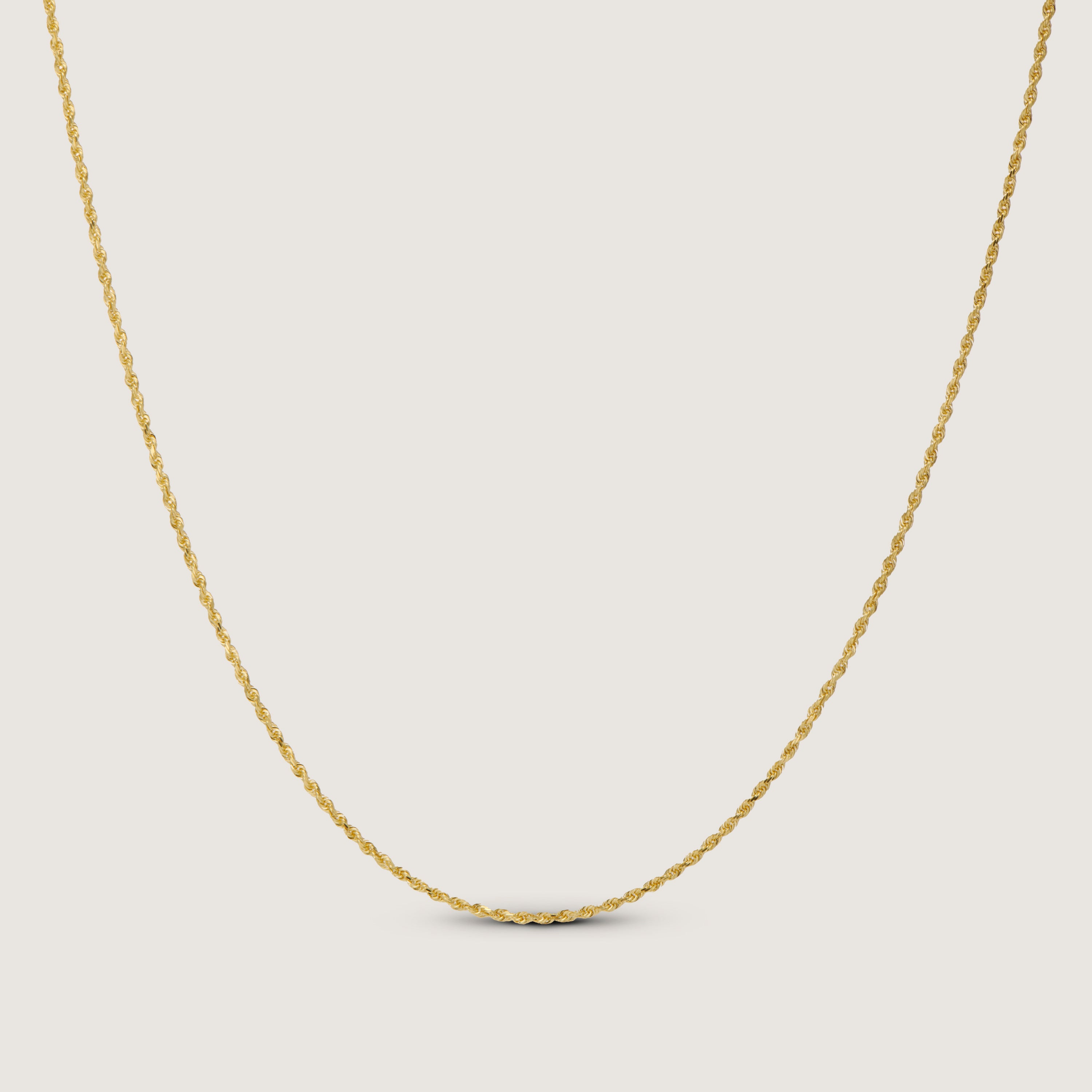 Boys Clarkson 14K Solid Yellow Rope Chain