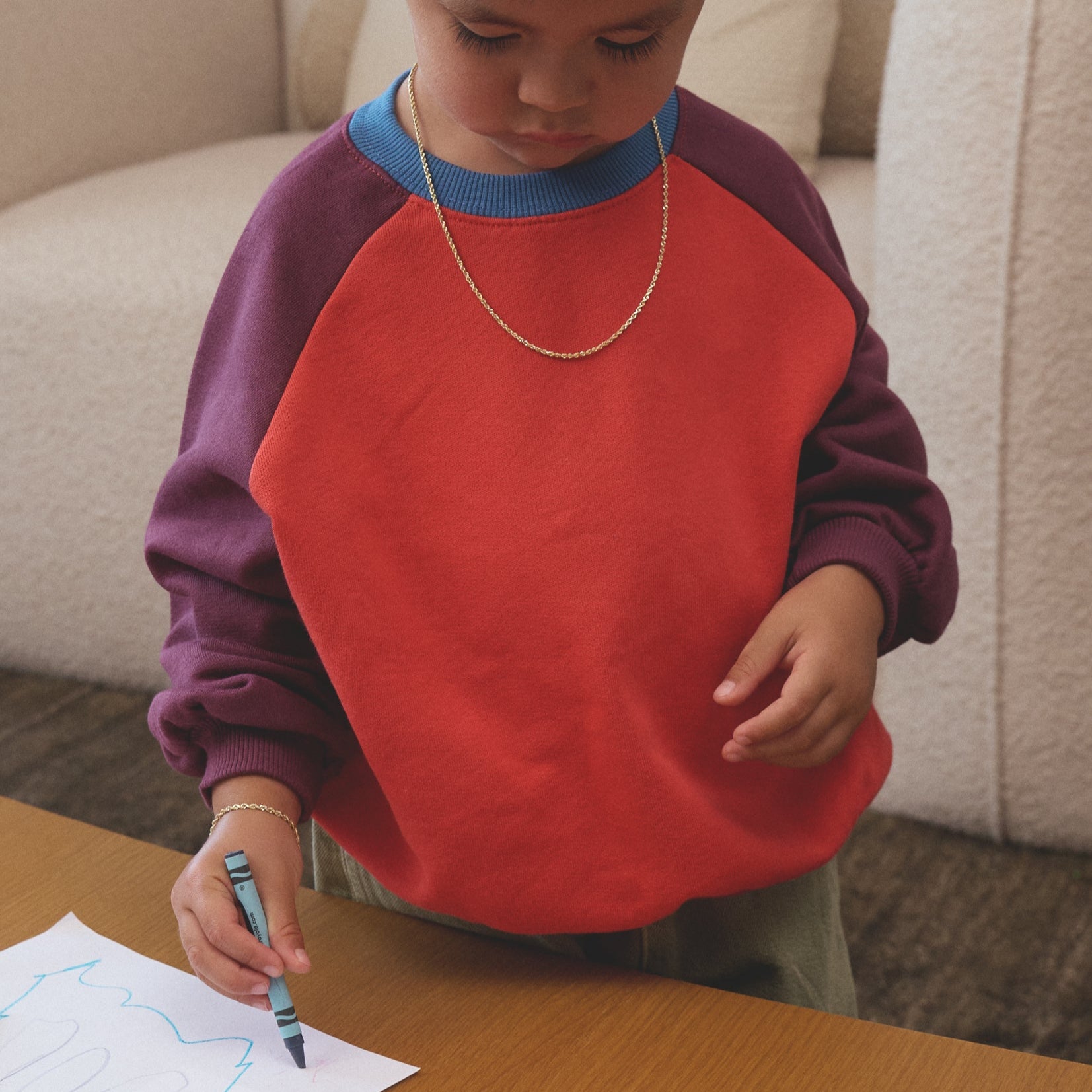 Boys Clarkson 14K Solid Yellow Rope Chain
