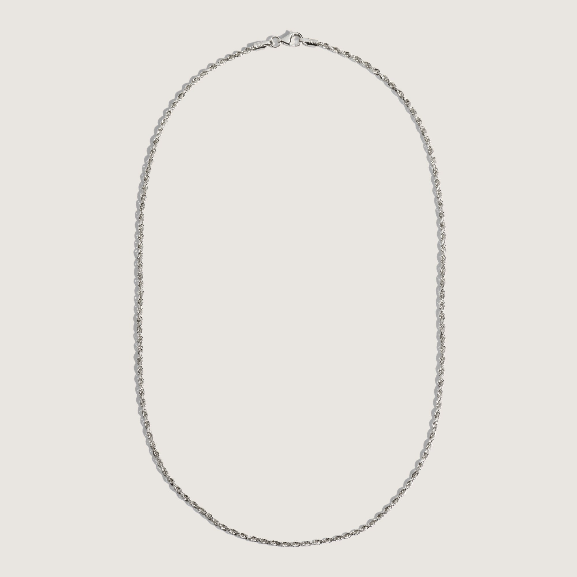 Dads Perry Sterling Silver Rope Chain