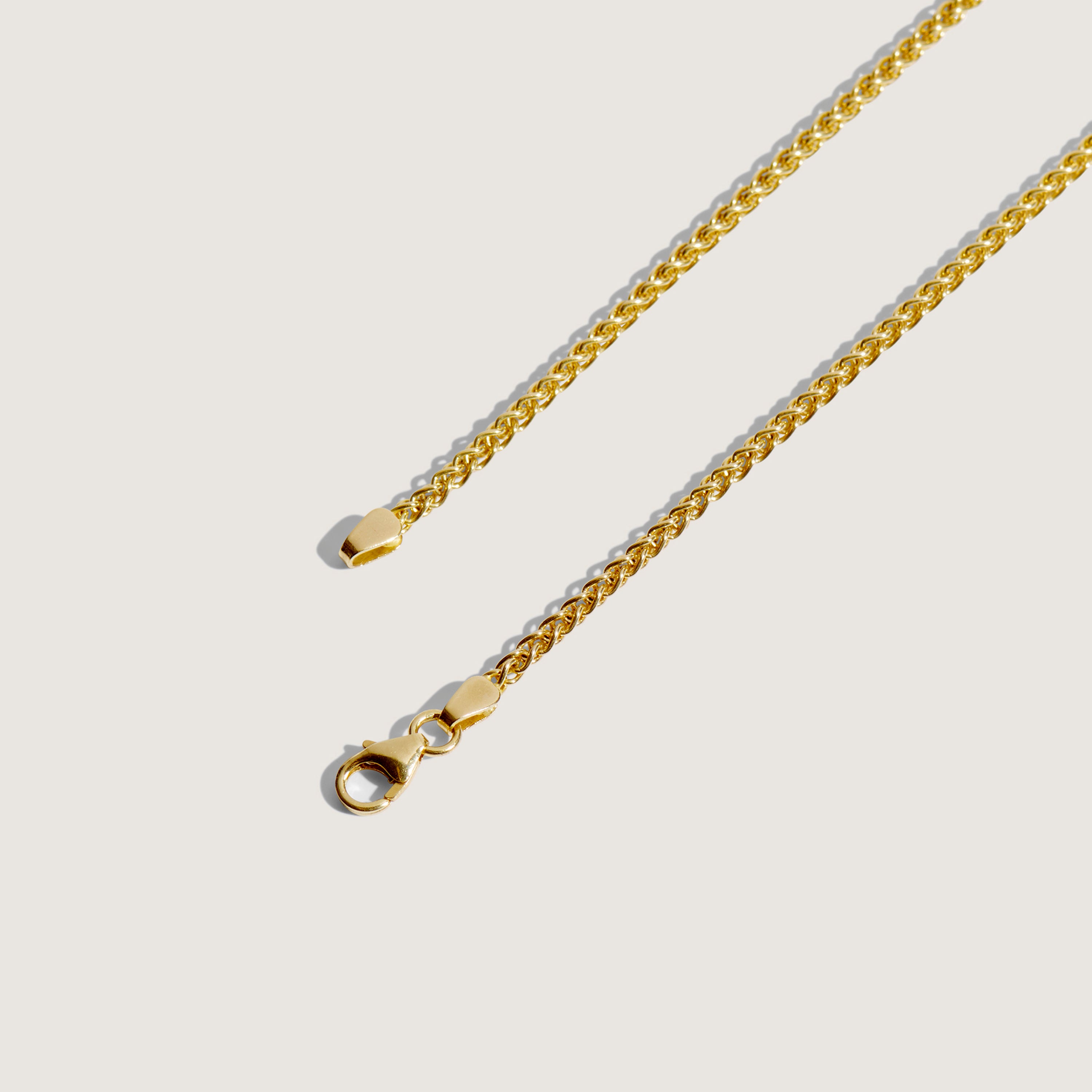 Boys Leroy 14K Solid Wheat Chain