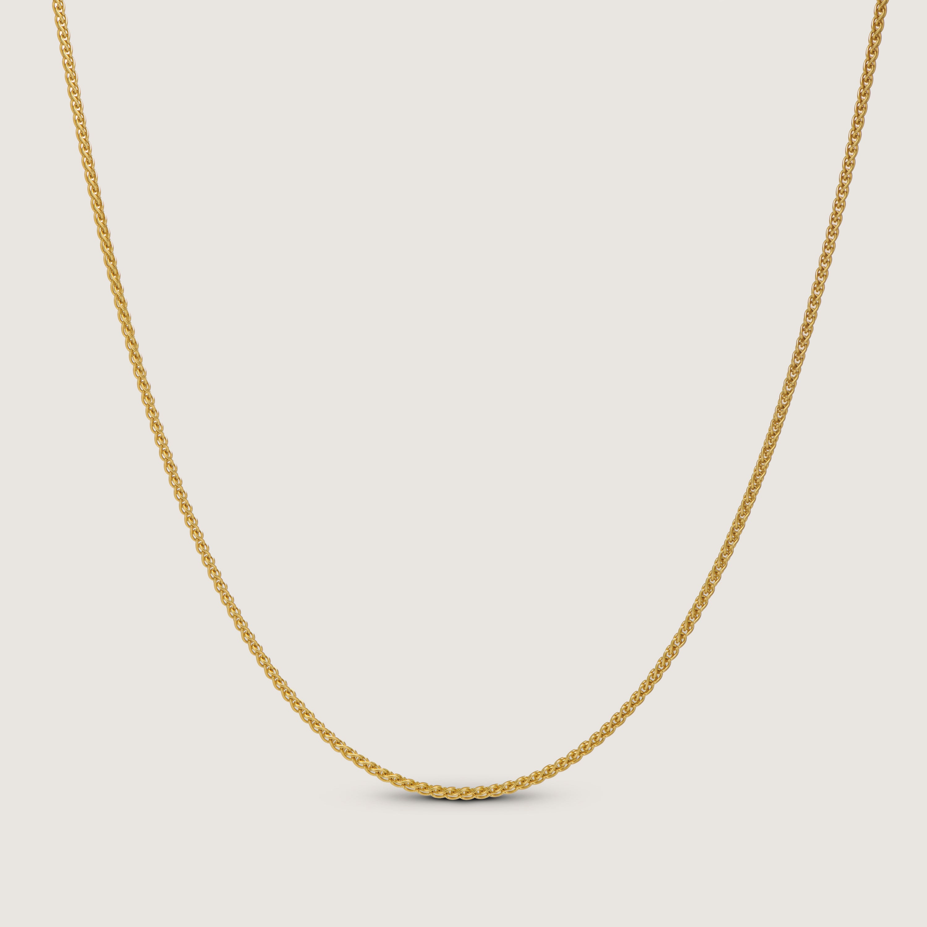 Boys Leroy 14K Solid Wheat Chain